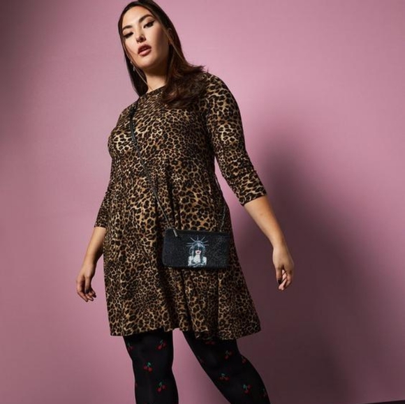 Torrid Betsey Johnson leopard dress - Picture 2 of 5